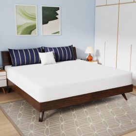 10-inch Charcoal Infused Memory Foam Mattress with Removable Cover (size: King Size)