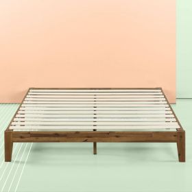 Modern Solid Wood Platform Bed Frame - 700 lb. Weight Capacity (size: King Size)