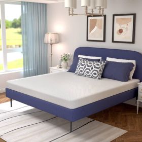 6-inch Thick Medium Firm Cool Gel Memory Foam Mattress (size: King Size)