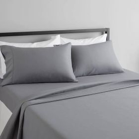 Silver Grey 100-Percent Egyptian Cotton 1000 Thread Count Sheet Set (size: Twin Size)