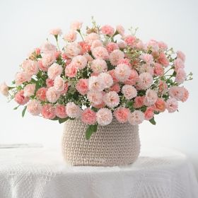 2 pcs Artificial Flowers; Fake Hydrangeas; Wedding Routes Silk Flowers Vase For Home Furnishings Hotel Decorations Valentine's Day Gifts Mother's (Quantity: 2 pcs 40heads, Color: Purple)
